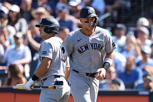 Yankees manager Aaron Boone breaks down bizarre incident when Anthony Volpe left Aaron Judge bloodied