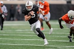 "That mystery side is still there" - Oklahoma State HC Mike Gundy has one concern about his QB Zane Flores
