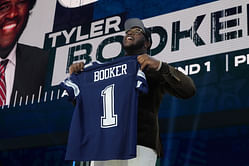 "Shout out to Nick Saban" - Tyler Booker makes feelings known on filling Zack Martin’s shoes as Cowboys pin hope on rookie OG