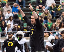 "It's gonna be a lot of fun": Dan Lanning shares his excitement for new season with QB Dante Moore taking reins of Oregon offense