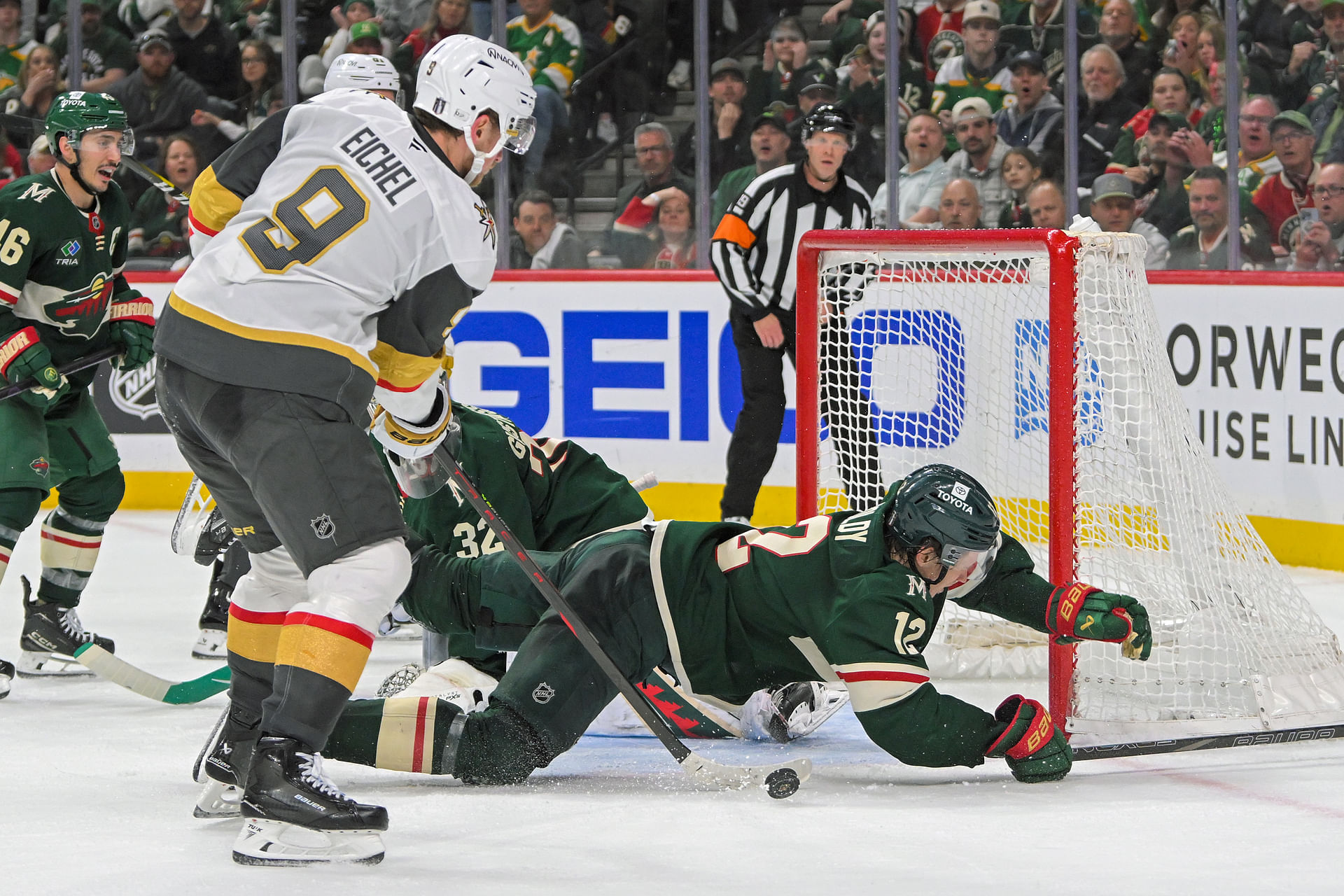 NHL: Stanley Cup Playoffs-Vegas Golden Knights at Minnesota Wild - Source: Imagn