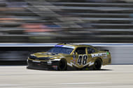 Xfinity Series driver Nicholas Sanchez (48) drives during the NASCAR Xfinity race at Texas Motor Speedway - Source: Imagn