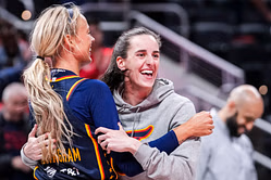 “Dawg”: Caitlin Clark’s ultimate compliment for Sophie Cunningham’s 'feisty' season-high masterpiece