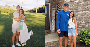 Bo Nix's wife Izzy drops 5-word messages as Riley Leonard gets engaged to high school girlfriend Molly Walding at Lake Como