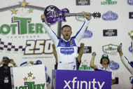 Justin Allgaier (7) wins the Tennessee Lottery 250 at Nashville Superspeedway - Source: Imagn
