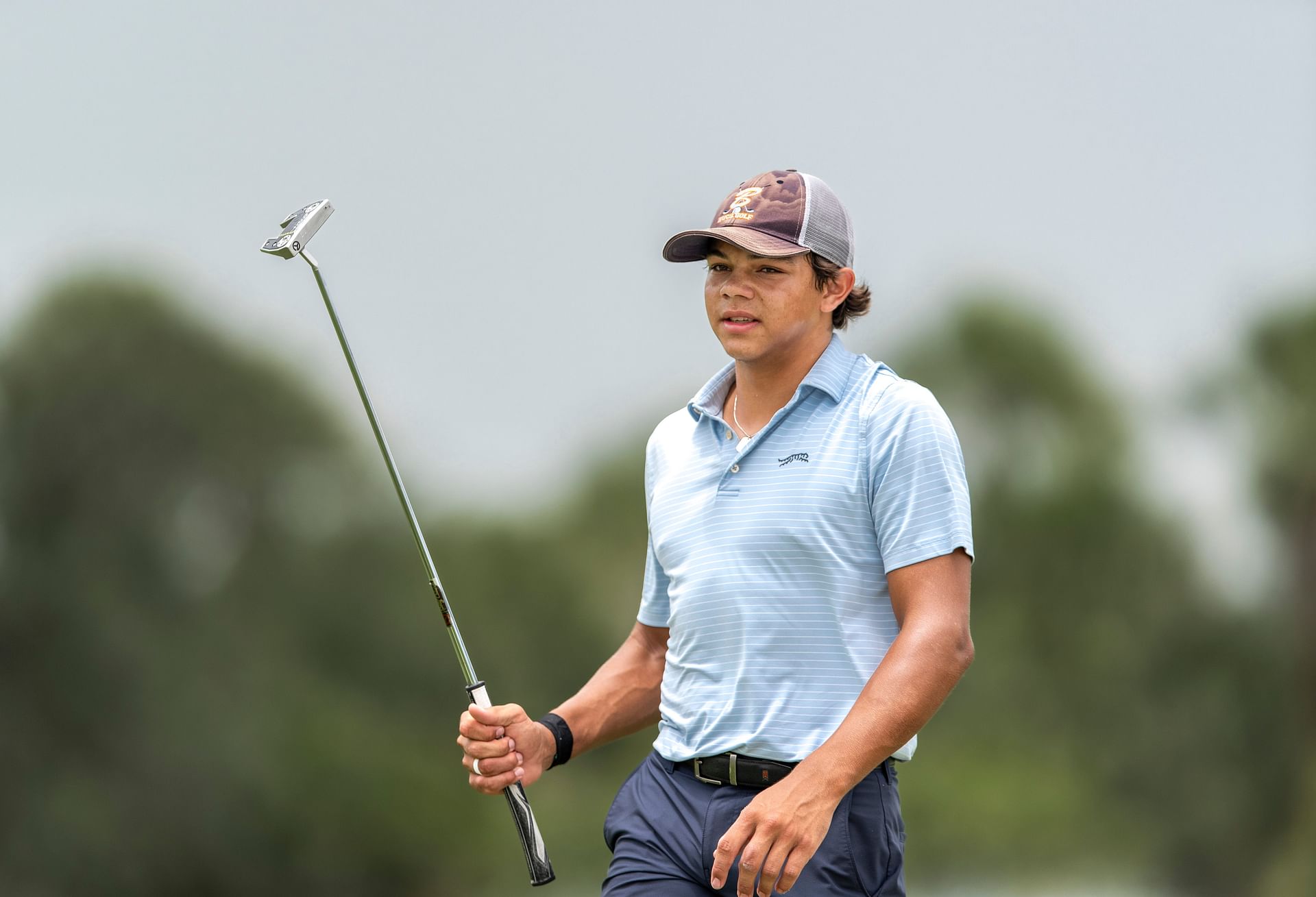 How did Charlie Woods perform at the 47th Junior North & South Amateur at Pinehurst CC?
