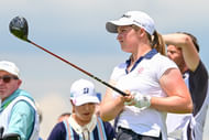 Lottie Woad takes the lead at the KPMG Women's Irish Open 2025 (Image Source: Imagn)