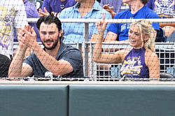 Paul Skenes' girlfriend Olivia Dunne reacts to Pirates ace's jaw-dropping 9k gem
