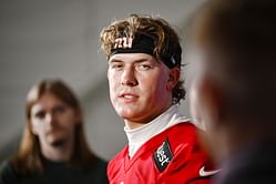 “He’s about to expose patty mahomes”: NFL fans react to Jaxson Dart's wild yacht to jet ski throw ahead of Giants training camp