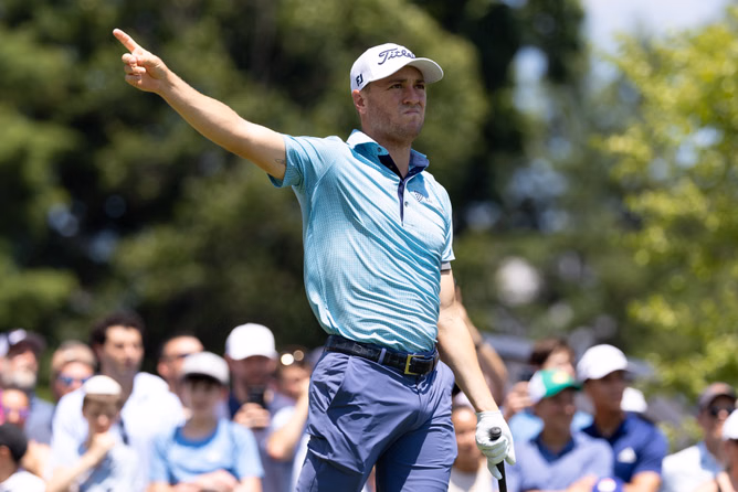 "Still can’t believe it" – Justin Thomas celebrates his ‘Happy Gilmore 2’ moment on release day