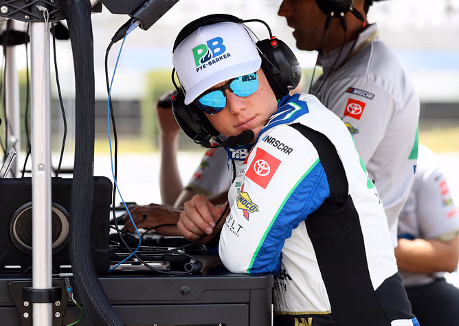 John Hunter Nemechek reveals a strange but helpful kids' activity he practices to keep himself calm between NASCAR sessions
