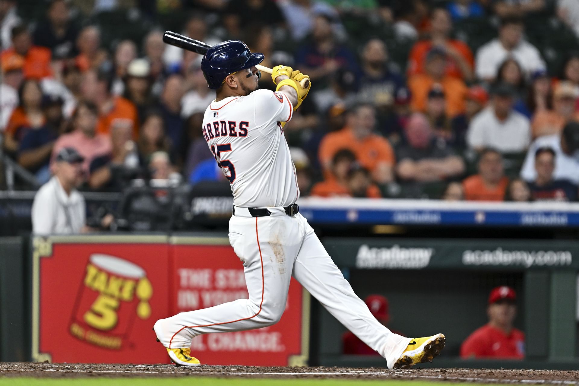 Isaac Paredes parece pronto para esmagar alguém hoje (crédito: imagen)