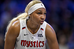 USC coach Lindsay Gottlieb drops 4-word reaction following Kiki Iriafen's latest franchise milestone for the Washington Mystics
