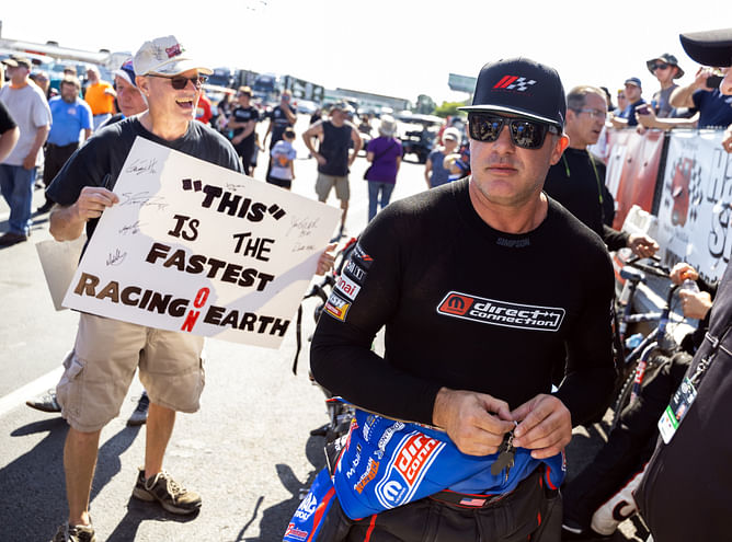 Tony Stewart sets the record straight on “halfway bionic” claim from NHRA teammate
