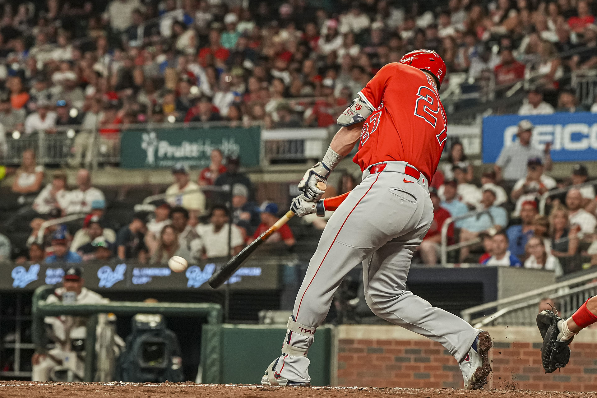 Mike Trout could flex his power stroke in this game (Credits: IMAGN)