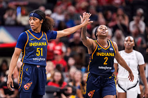 "She is so unserious": Fever guard Sydney Colson's goofy side highlighted by Courtney Williams and her teammate