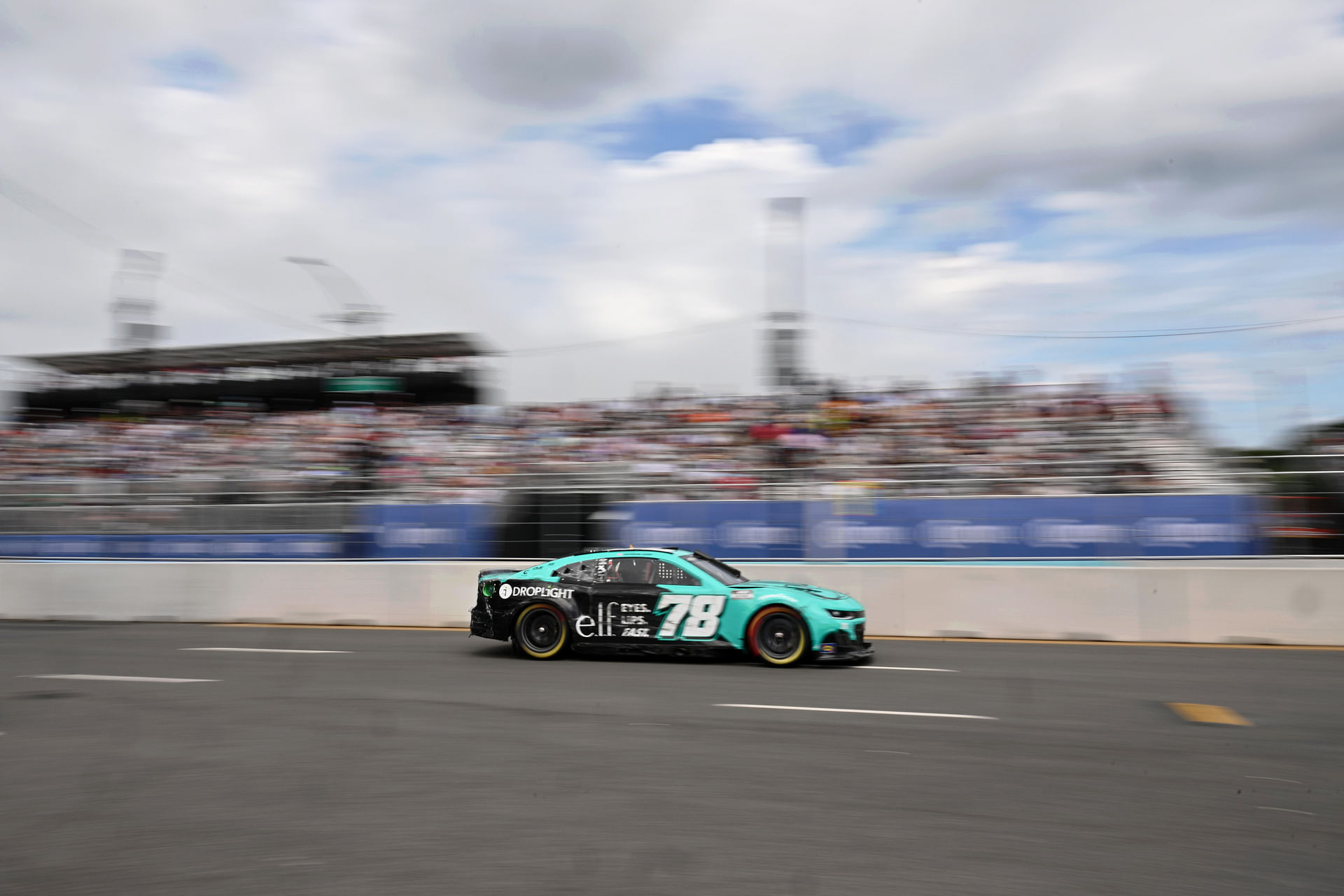 NASCAR Cup Series driver Katherine Legge (78) drives through pit lane during the Grant Park 165 at Chicago Street Race - Source: Imagn