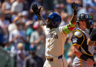 Randy Arozarena is locked in and ready to launch one Tuesday night. (Credits: IMAGN)