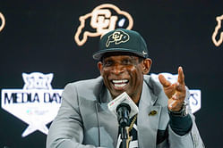 "Stop giving this clown a stage" - CFB fans call out Colorado HC Deion Sanders' "egomaniac" behavior towards reporter at Big 12 media days