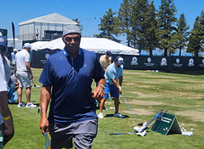 WATCH: Charles Barkley fires up the crowd after holing out for eagle at American Century Championship