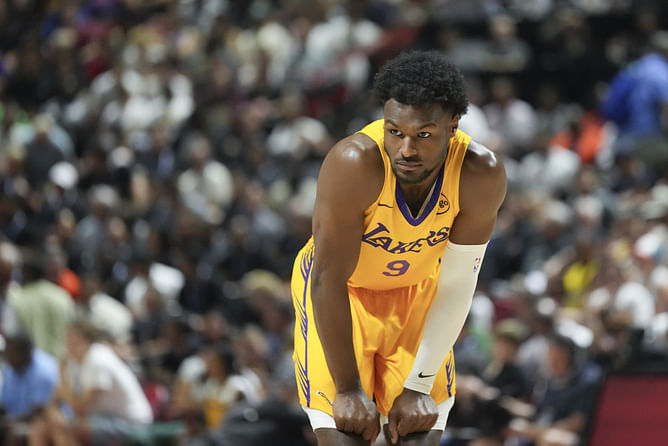 Is Bronny James playing tonight against New Orleans Pelicans? Latest on Lakers sophomore's status for Summer League clash (July 12)
