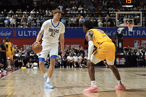 "He’s got like half a foot on me": Bronny James reacts to viral duel moment against Cooper Flagg in electrifying Summer League game