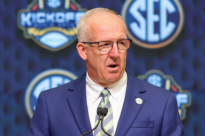 SEC commish Greg Sankey reacts to POTUS signing NIL executive order after $2.8 bn historic settlement