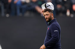 Watch: Jon Rahm kicks his golf club twice in anger during Round 2 of The Open Championship