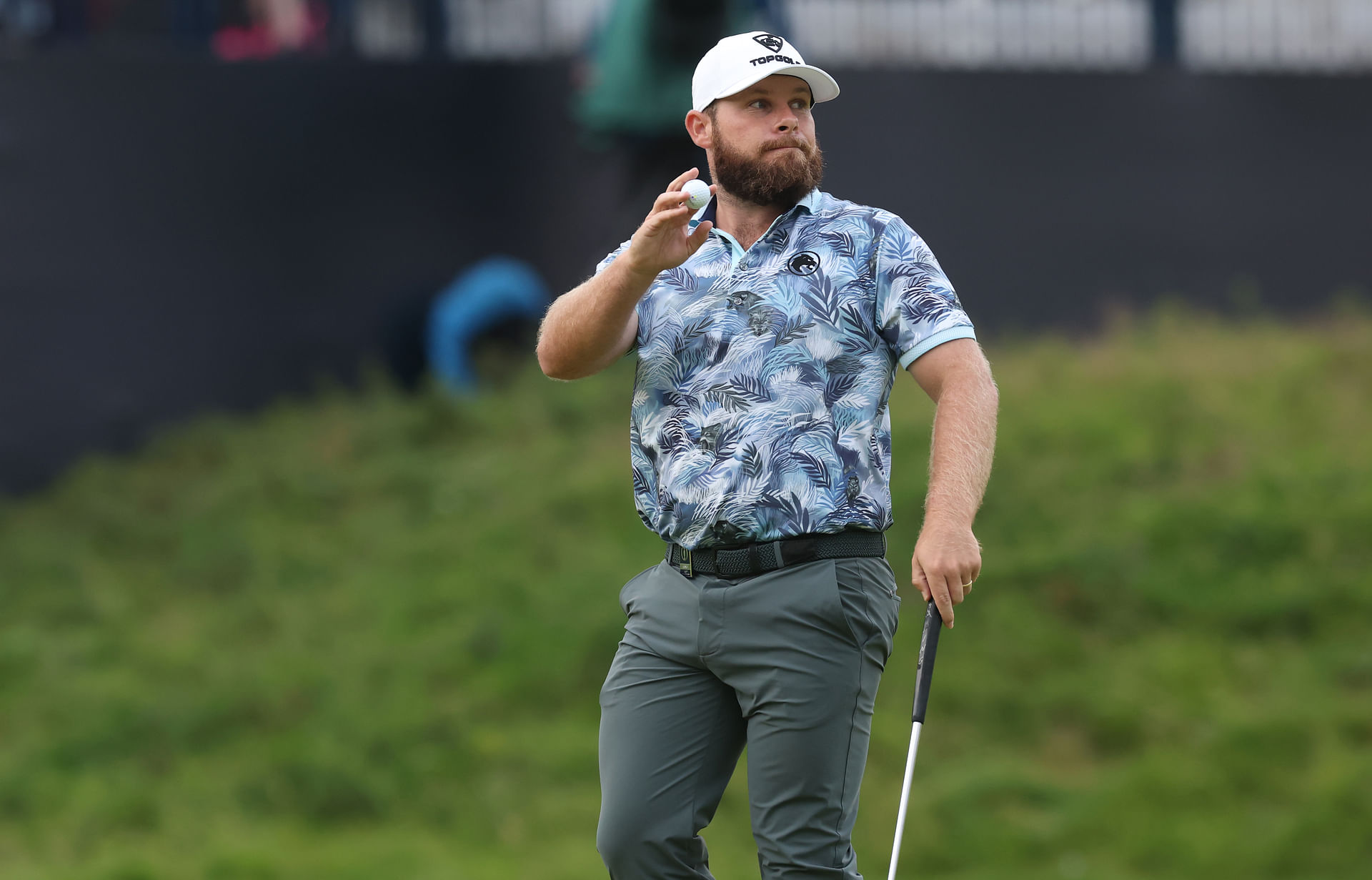 Tyrrell Hatton in the Open 2025 championship, first round (image source: Imagn)