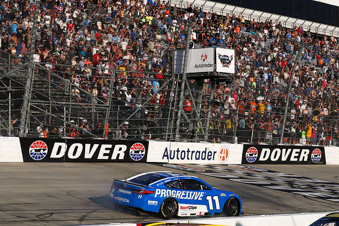 Denny Hamlin’s NASCAR Dover victory sees major viewership hit due to rain delay