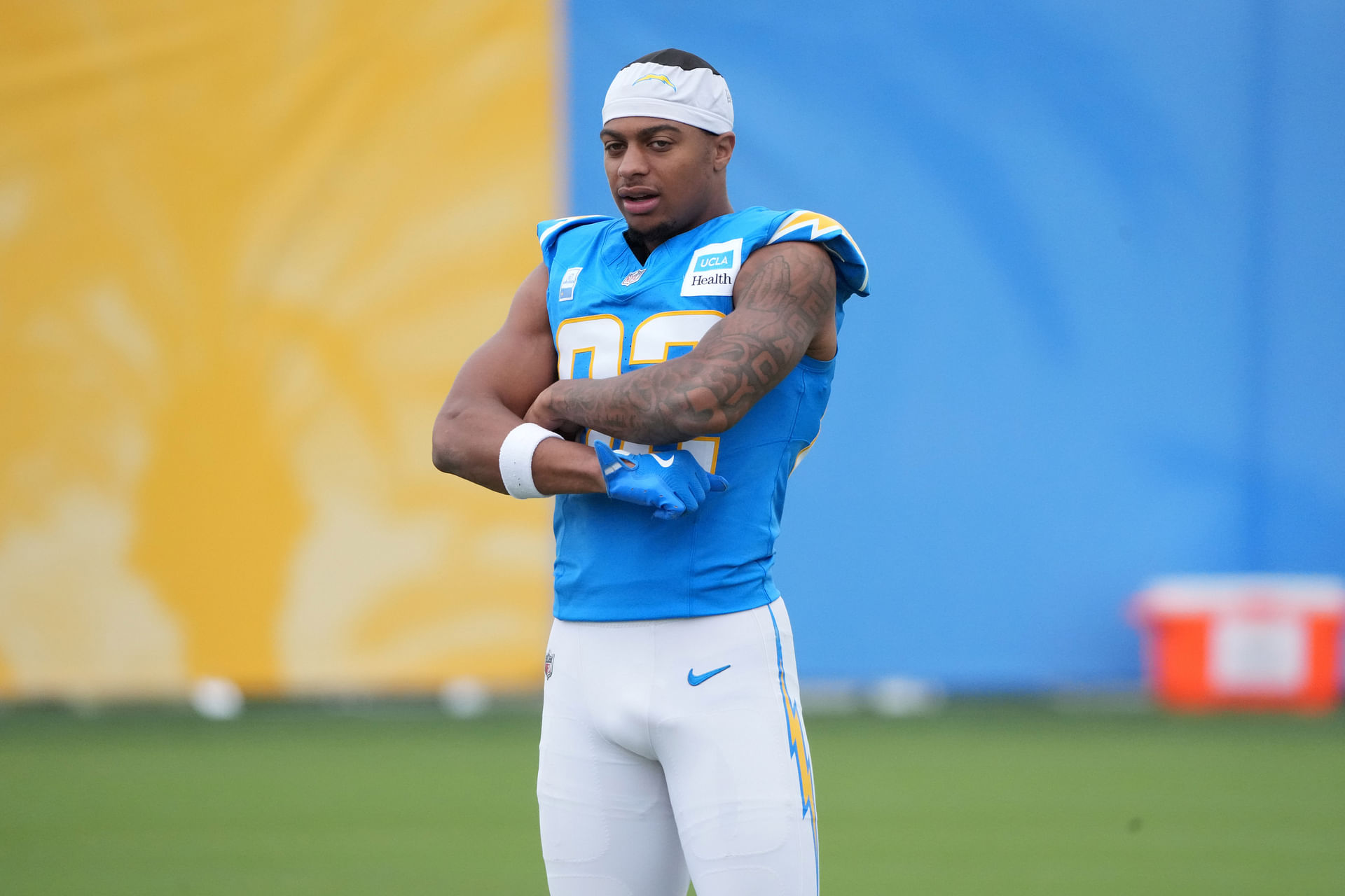 NFL: Jerry Rice&#039;s son Brenden is a WR for the LA Chargers - Source: Imagn