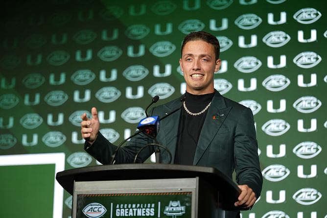 "Only difference is you got paid more than i did": Ex-Georgia HC takes hilarious dig at Carson Beck during sit-down interview at ACC media day