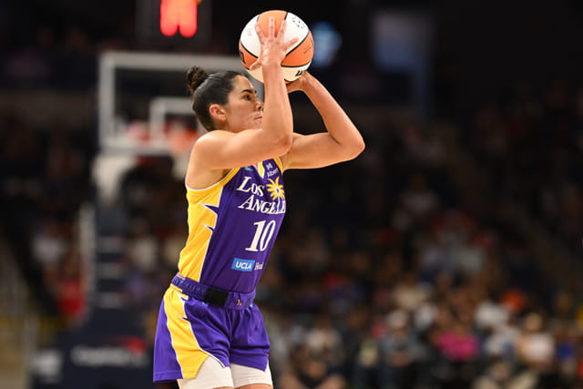 Kelsey Plum discusses her first season in Los Angeles. (Photo: IMAGN)