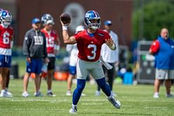 "You seriously can’t be defending Russ" - Ex-Packers QB rips Russell Wilson for underthrowing the ball to Malik Nabers at Giants training camp