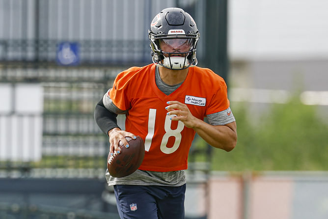 “I probably just see growth”: Ben Johnson makes feelings known on Caleb Williams’ progress at Bears training camp