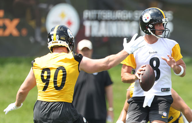 "Whip his a*s": Aaron Rodgers smells brewing fight between Steelers' Zach Frazier and Mason McCormick