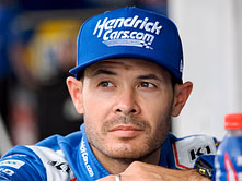 Kyle Larson complains about Indianapolis track “coming apart” on his HMS team radio