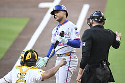 WATCH: Juan Soto sparks mayhem after blowing up at umpire over strike call in heated Mets vs. Padres