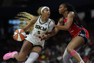 Angel Reese in action against the Washington Mystics - Source: Imagn