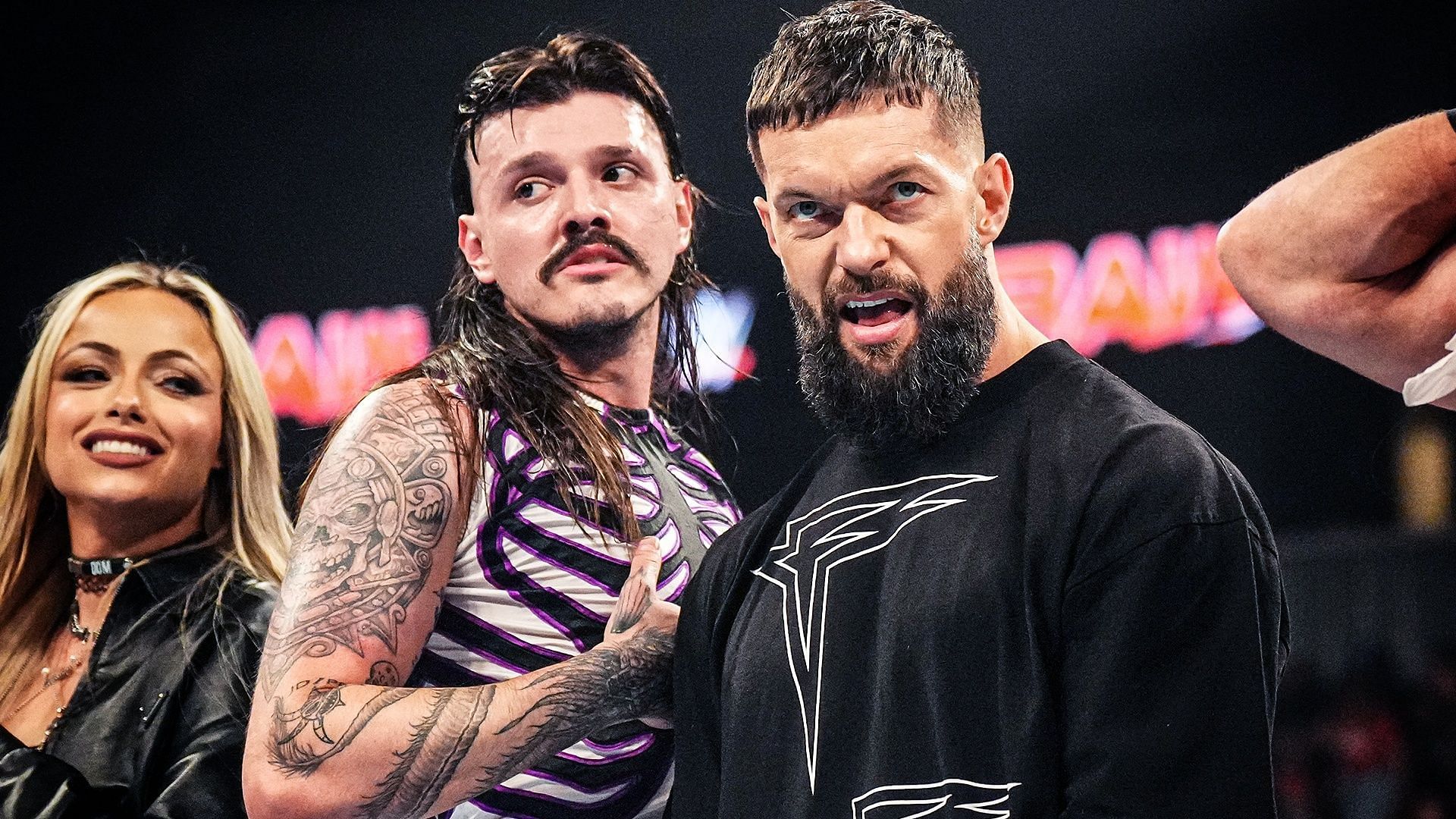 Liv Morgan, Dominik Mysterio, Finn Balor