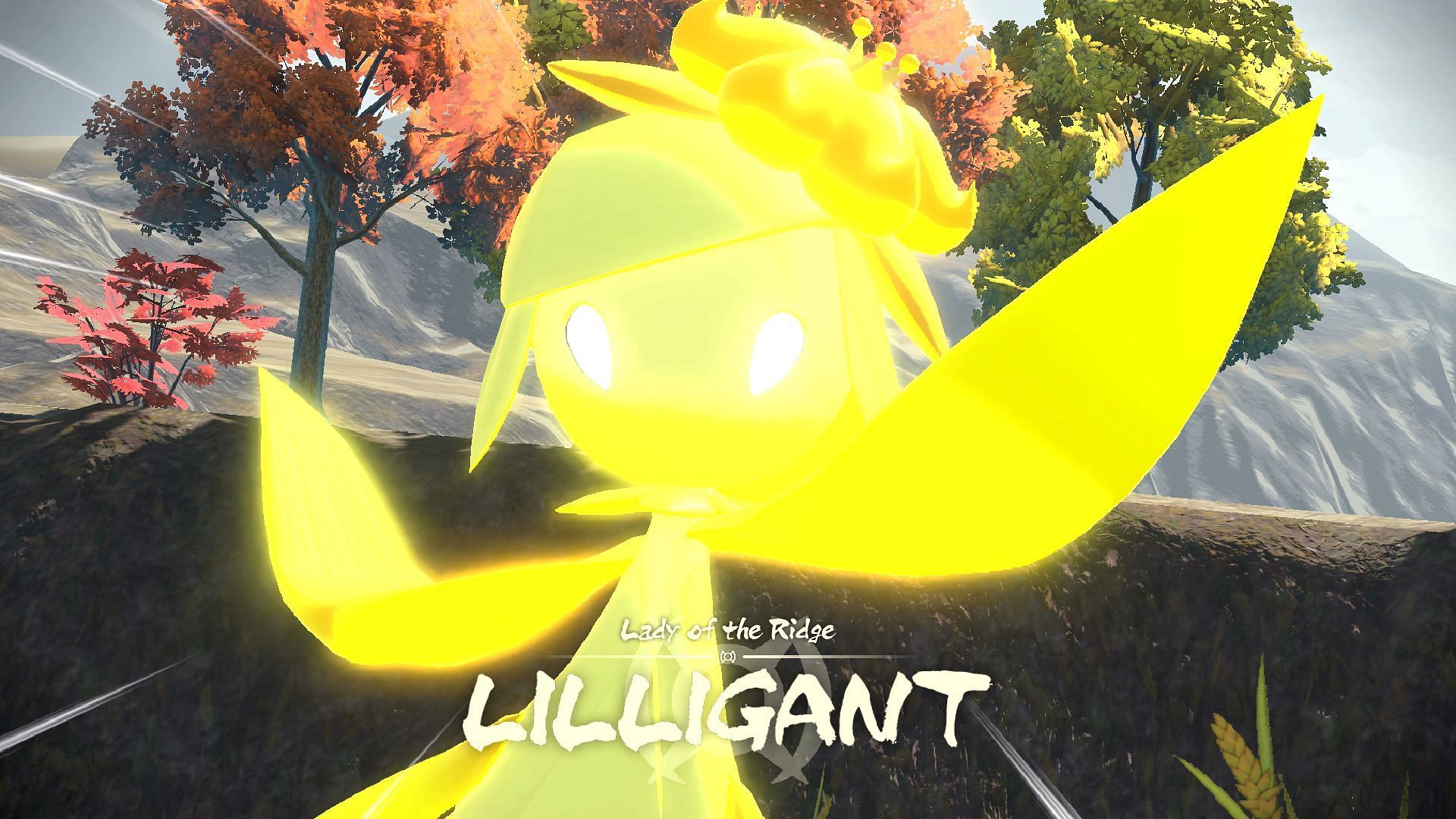 Hisuian Lilligant as a boss in Pokemon Legends Arceus (Image via TPC)