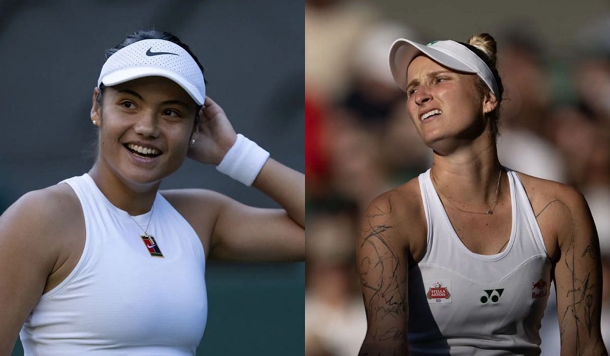 Emma Raducanu and Marketa Vondrousova - Source: Getty