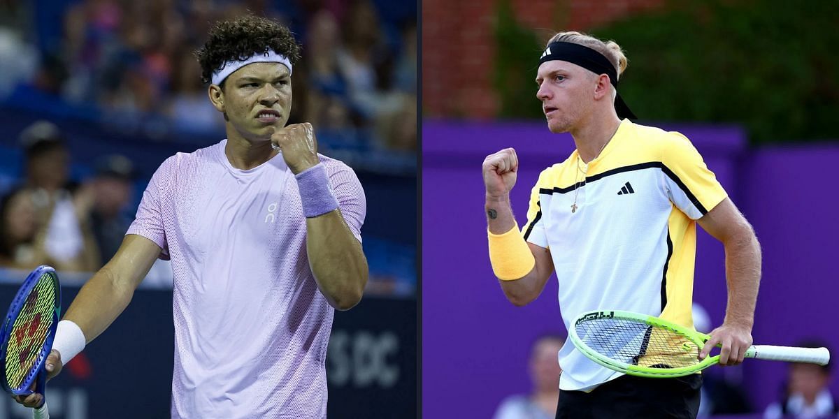 Ben Shelton vs Alejandro Davidovich Fokina is one of the semifinal matches at the Citi DC Open 2025. (Photos: Getty)