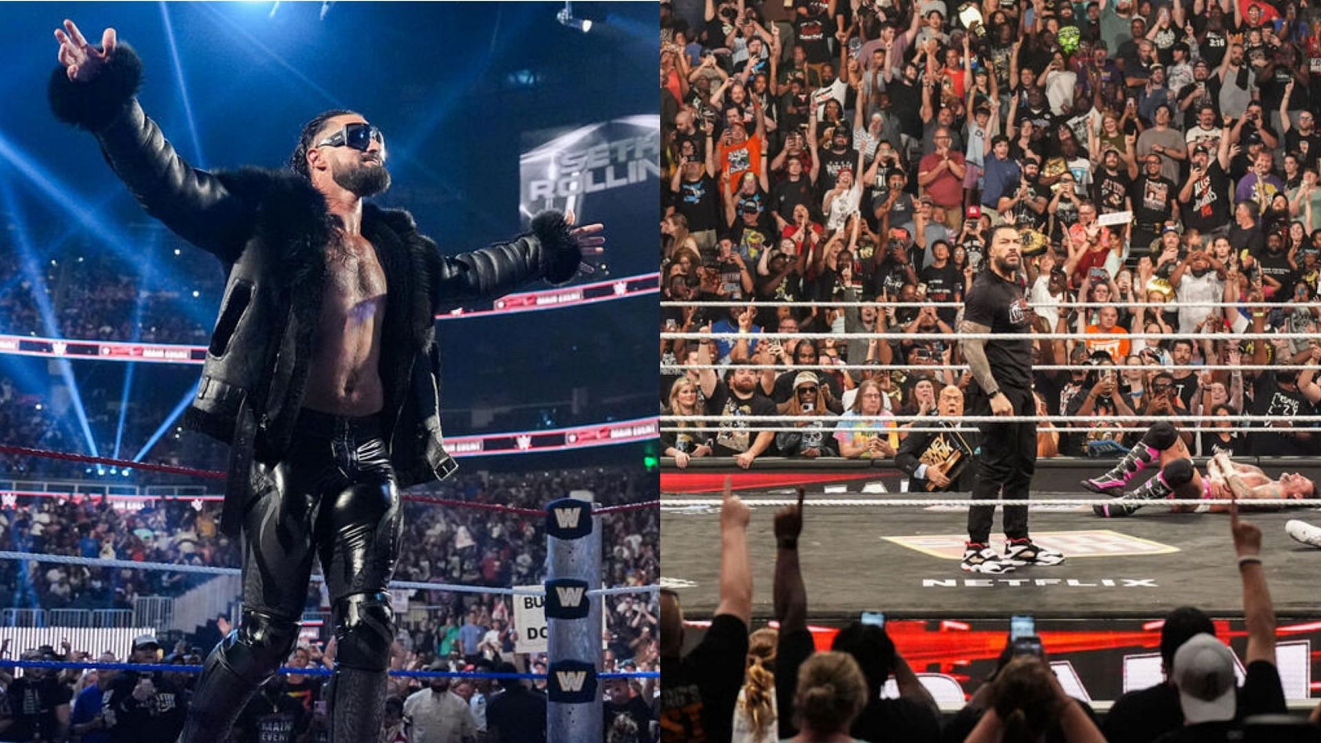 Seth Rollins reacted to Roman Reigns