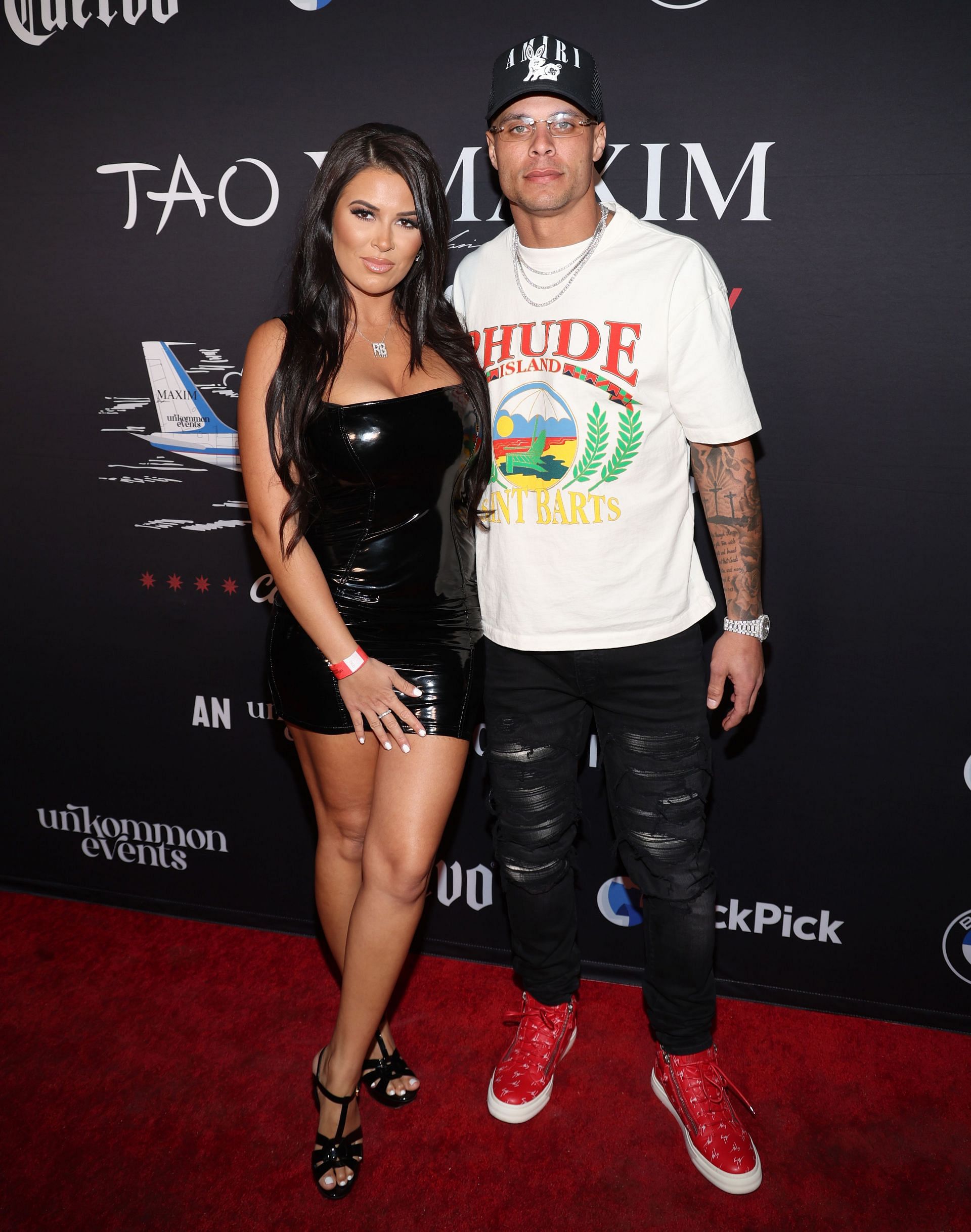 Rachel Bush (L) and Jordan Poyer - Source: Getty