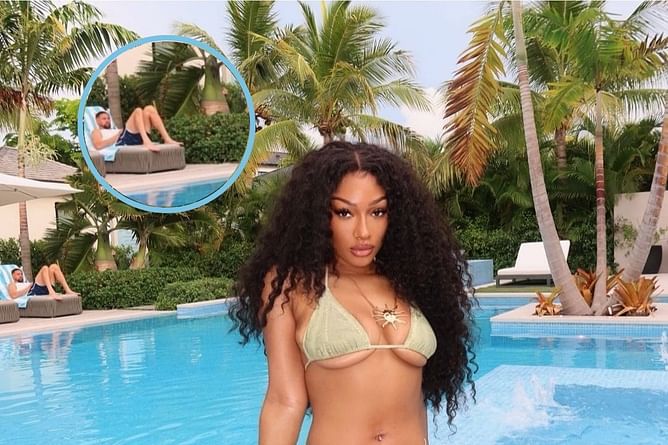 Megan Thee Stallion breaks the internet after sharing poolside snap with Klay Thompson