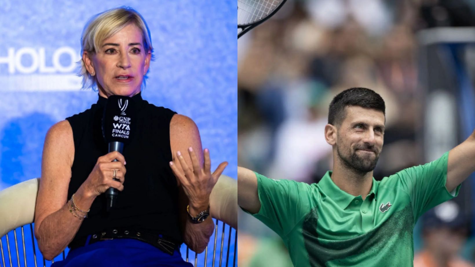 Chris Evert reflects on social media amid Novak Djokovic