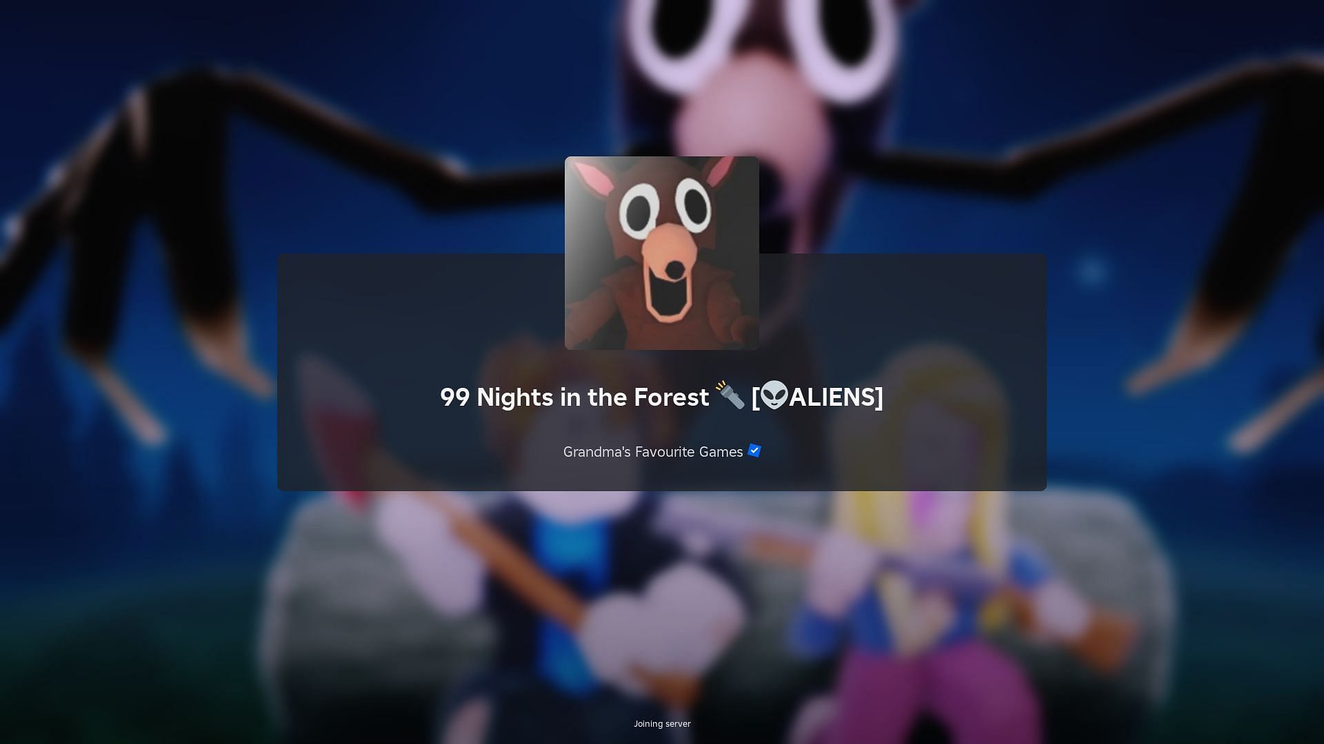 Roblox 99 Nights in the Forest
