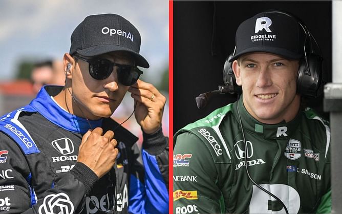 "Not been just by luck": Alex Palou makes feelings known on CGR teammate Kyffin Simpson's rise in IndyCar after Mid-Ohio feat