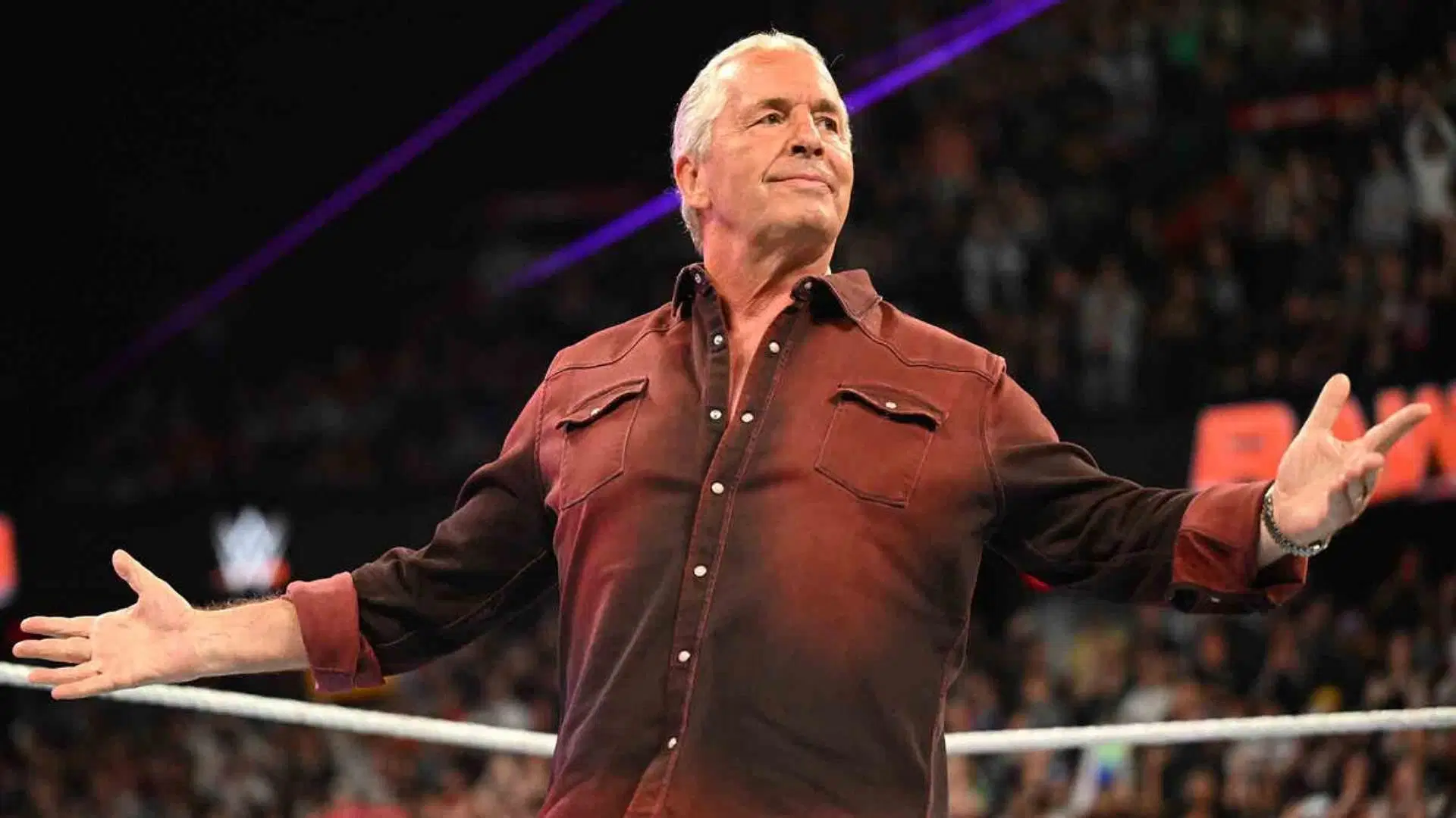 Hart appeared on RAW last year. [Image credit: WWE.com]